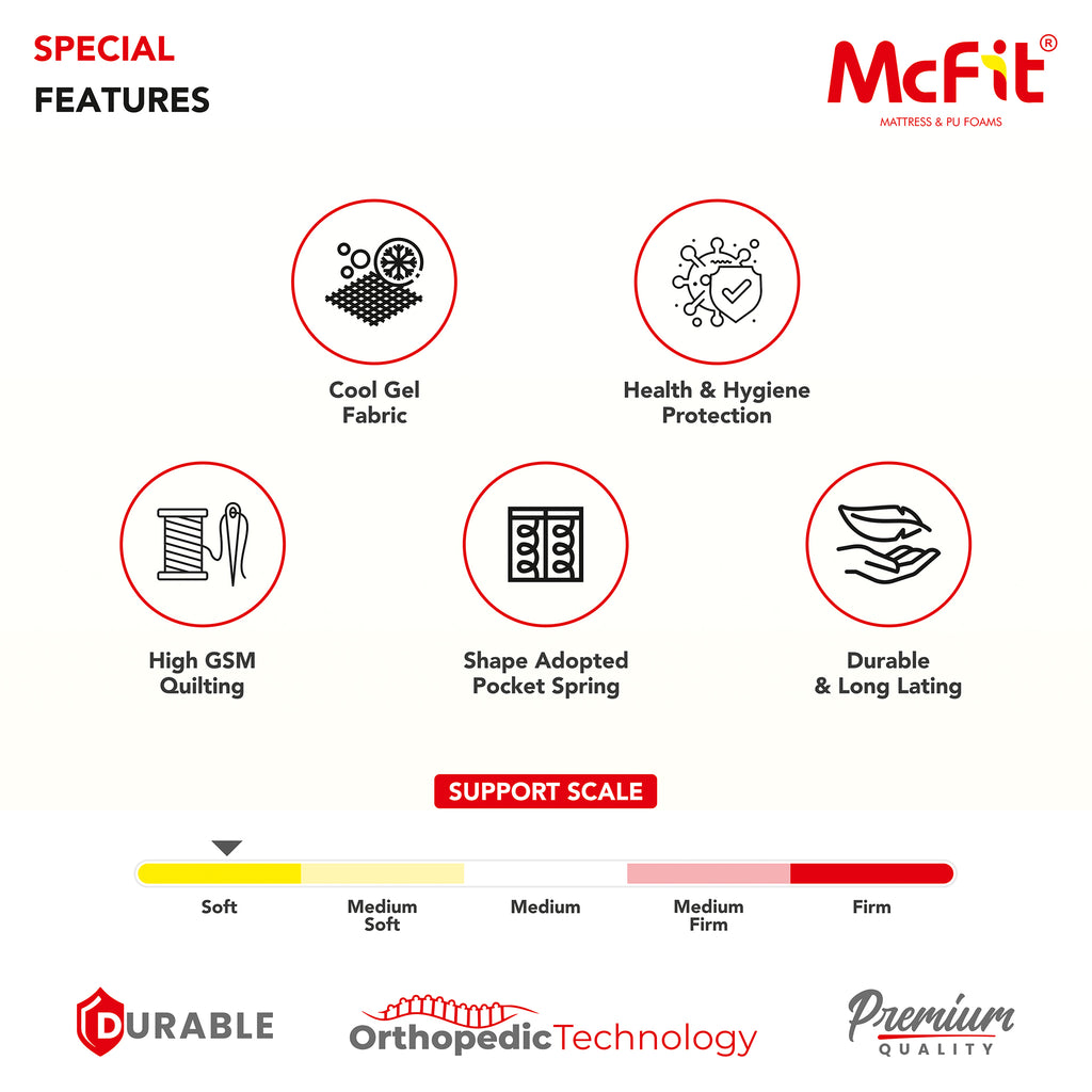 Gold Rest - Ultra Luxury Comfort with Pocketed Spring