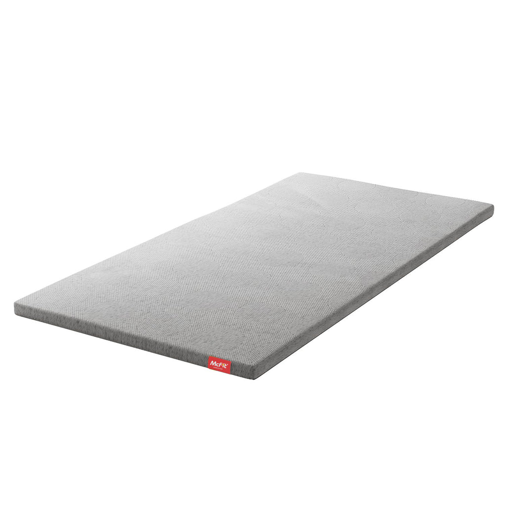 Ultimate Mattress Topper with Premium Cover | Mattress Topper for Back Pain & Neck Pain | Soft & Supportive | 10x Sleep Comfort, Grey