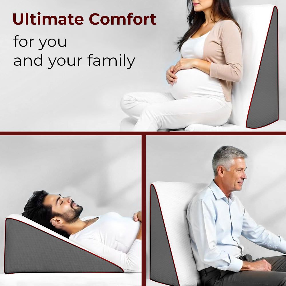 Mcfit Advance Back Align Memory Wedge Pillow