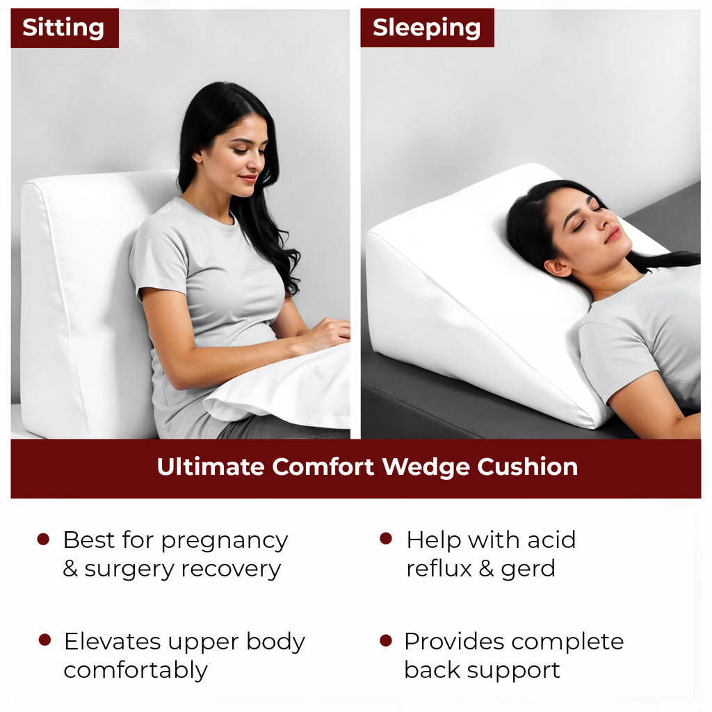 Mcfit Advance Back Align Memory Wedge Pillow